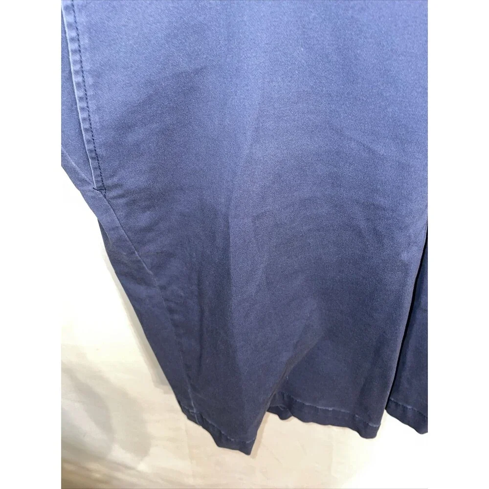 Izod Saltwater Casual Shorts Mens Size 38 Waist Blue Inseam 10 Rise 12 Zip Fly